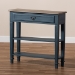 Baxton Studio Dauphine French Provincial Blue Spruce Fiinished Wood Accent Console Table - CHR10VM/M B-C-Blue Spruce