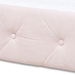 Baxton Studio Amaya Modern and Contemporary Light Pink Velvet Fabric Upholstered Twin Size Daybed with Trundle - CF8825-Light Pink-Daybed-T/T