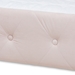 Baxton Studio Amaya Modern and Contemporary Light Pink Velvet Fabric Upholstered Full Size Daybed with Trundle - CF8825-Light Pink-Daybed-F/T