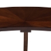 Baxton Studio Berlin Mid-Century Modern Walnut Finished Wood Curved Dining Bench - Berlin-Walnut-Bench