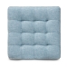 Baxton Studio Elladio Modern and Contemporary Light Blue Fabric Upholstered Tufted Cube Ottoman (Set of 2) - BBT5127-Light Blue-Otto