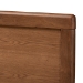 Baxton Studio Zenon Mid-Century Modern Walnut Brown Finished Wood Full Size Platform Bed - Zenon-Ash Walnut-Full