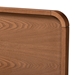 Baxton Studio Mailene Mid-Century Modern Walnut Brown Finished Wood King Size Headboard - MG3000P-Ash Walnut-HB-King