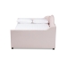 Baxton Studio Perry Modern and Contemporary Light Pink Velvet Fabric Upholstered and Button Tufted Queen Size Daybed - CF8940-Light Pink-Daybed-Q