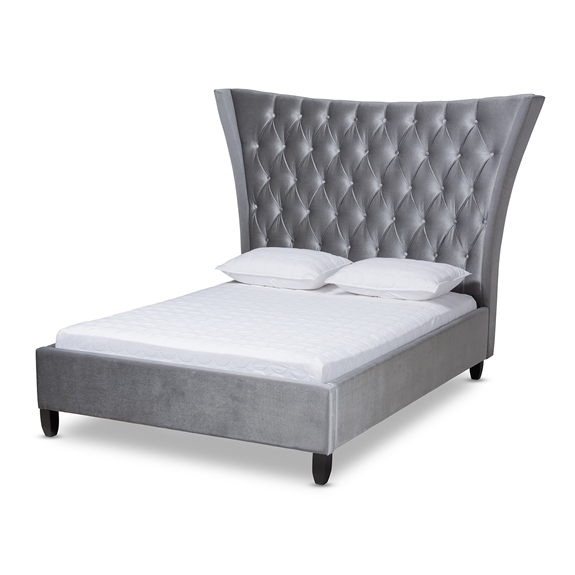 Whole Bedroom Furniture, Tall Grey Headboard Queen