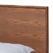 Baxton Studio Karine Mid-Century Modern Walnut Brown Finished Wood King Size Platform Bed - MG0004-Ash Walnut-King