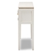 Baxton Studio Aiko Classic and Traditional Japanese-Inspired Off-White Finished 4-Door Wood Console Table - TOK3-Console