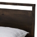Baxton Studio Inicio Modern and Contemporary Charcoal Brown Finished Wood Queen Size Platform Bed - Inicio-Queen