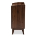 Baxton Studio Lena Mid-Century Modern Walnut Brown Finished 3-Drawer Wood Chest - LV4COD4230WI-Columbia-3DW-Chest