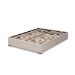 Baxton Studio Leni Modern and Contemporary Beige Fabric Upholstered 4-Drawer King Size Platform Storage Bed Frame - CF9045-Beige-King