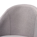 Baxton Studio Carra Mid-Century Modern Grey Fabric Upholstered Walnut-Finished Wood Swivel Counter Stool (Set of 2) - BBT5355C-Grey/Walnut-CS