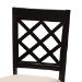 Baxton Studio Verner Modern and Contemporary Sand Fabric Upholstered Espresso Brown Finished 5-Piece Wood Dining Set - RH330C-Sand/Dark Brown-5PC Dining Set
