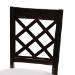 Baxton Studio Verner Modern and Contemporary Grey Fabric Upholstered Espresso Brown Finished 5-Piece Wood Dining Set - RH330C-Grey/Dark Brown-5PC Dining Set