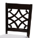Baxton Studio Mael Modern and Contemporary Grey Fabric Upholstered Espresso Brown Finished 5-Piece Wood Dining Set - RH331C-Grey/Dark Brown-5PC Dining Set
