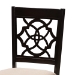 Baxton Studio Renaud Modern and Contemporary Sand Fabric Upholstered Espresso Brown Finished 5-Piece Wood Dining Set - RH332C-Sand/Dark Brown-5PC Dining Set