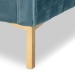 Baxton Studio Seraphin Glam and Luxe Light Blue Velvet Fabric Upholstered Gold Finished Armchair - TSF-6625-Light Blue/Gold-CC