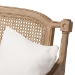 Baxton Studio Clemence French Provincial Ivory Fabric Upholstered Whitewashed Wood Loveseat - ASS1038-LS