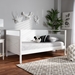 Baxton Studio Cintia Cottage Farmhouse White Finished Wood Twin Size Daybed - Cintia-White-Daybed