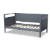 Baxton Studio Cintia Cottage Farmhouse Grey Finished Wood Twin Size Daybed - Cintia-Grey-Daybed