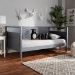 Baxton Studio Cintia Cottage Farmhouse Grey Finished Wood Twin Size Daybed - Cintia-Grey-Daybed