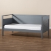 Baxton Studio Cintia Cottage Farmhouse Grey Finished Wood Twin Size Daybed - Cintia-Grey-Daybed