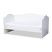 Baxton Studio Neves Cottage Farmhouse White Finished Wood Twin Size Daybed