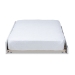 Baxton Studio Mariana Classic and Traditional White Finished Wood Twin Size Trundle - Mariana-White-Trundle