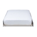 Baxton Studio Mariana Classic and Traditional White Finished Wood Twin Size Trundle - Mariana-White-Trundle