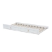 Baxton Studio Mariana Classic and Traditional White Finished Wood Twin Size Trundle - Mariana-White-Trundle