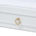 Baxton Studio Mariana Classic and Traditional White Finished Wood Twin Size Trundle - Mariana-White-Trundle