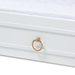 Baxton Studio Mariana Classic and Traditional White Finished Wood Twin Size Trundle - Mariana-White-Trundle