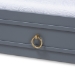Baxton Studio Mariana Classic and Traditional Grey Finished Wood Twin Size Trundle - Mariana-Grey-Trundle