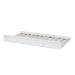 Baxton Studio Neves Cottage Farmhouse White Finished Wood Twin Size Trundle - Neves-White-Trundle