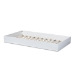 Baxton Studio Renata Modern and Contemporary White Finished Wood Twin Size Trundle - Renata-White-Trundle