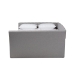 Baxton Studio Delora Modern and Contemporary Light Grey Fabric Upholstered Queen Size Daybed with Roll-Out Trundle Bed - CF9044-Light Grey-Daybed-Q/T