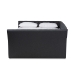Baxton Studio Delora Modern and Contemporary Dark Grey Fabric Upholstered Full Size Daybed with Roll-Out Trundle Bed - CF9044-Charcoal-Daybed-F/T