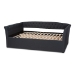 Baxton Studio Delora Modern and Contemporary Dark Grey Fabric Upholstered Queen Size Daybed - CF9044-B-Charcoal-Daybed-Q