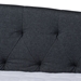 Baxton Studio Delora Modern and Contemporary Dark Grey Fabric Upholstered Queen Size Daybed - CF9044-B-Charcoal-Daybed-Q