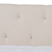 Baxton Studio Haylie Modern and Contemporary Beige Fabric Upholstered Queen Size Daybed - CF9046-B-Beige-Daybed-Q
