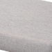 Baxton Studio Rika Mid-Century Modern Greyish Beige Fabric Upholstered Walnut Brown Finished Boomerang Bench - BBT5367-Greyish Beige/Walnut-Bench