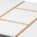 Baxton Studio Rasa Modern and Contemporary Two-Tone White and Oak Finished Wood Coffee Table - CT8004-White/Oak-CT