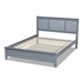 Baxton Studio Adela Modern and Contemporary Grey Finished Wood Full Size Platform Bed - Adela-Gray-Full