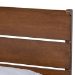 Baxton Studio Avena Mid-Century Modern Walnut Finished Wood Queen Size Platform bed - Avena-Walnut-Queen