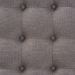 Baxton Studio Alvere Modern and Contemporary Grey Fabric Upholstered Walnut Finished Cocktail Ottoman - BBT5365-Grey/Walnut-Otto