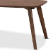 Baxton Studio Dahlia Mid-Century Modern Walnut Finished Coffee Table - Dahlia-Walnut-CT