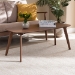 Baxton Studio Dahlia Mid-Century Modern Walnut Finished Coffee Table - Dahlia-Walnut-CT