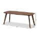 Baxton Studio Dahlia Mid-Century Modern Walnut Finished Coffee Table - Dahlia-Walnut-CT