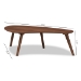 Baxton Studio Scarlette Mid-Century Modern Walnut Finished Coffee Table - Scarlette-Walnut-CT