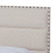 Baxton Studio Ansa Modern and Contemporary Beige Fabric Upholstered Full Size Bed - CF9084C-Beige-Full