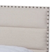 Baxton Studio Ansa Modern and Contemporary Beige Fabric Upholstered King Size Bed - CF9084C-Beige-King